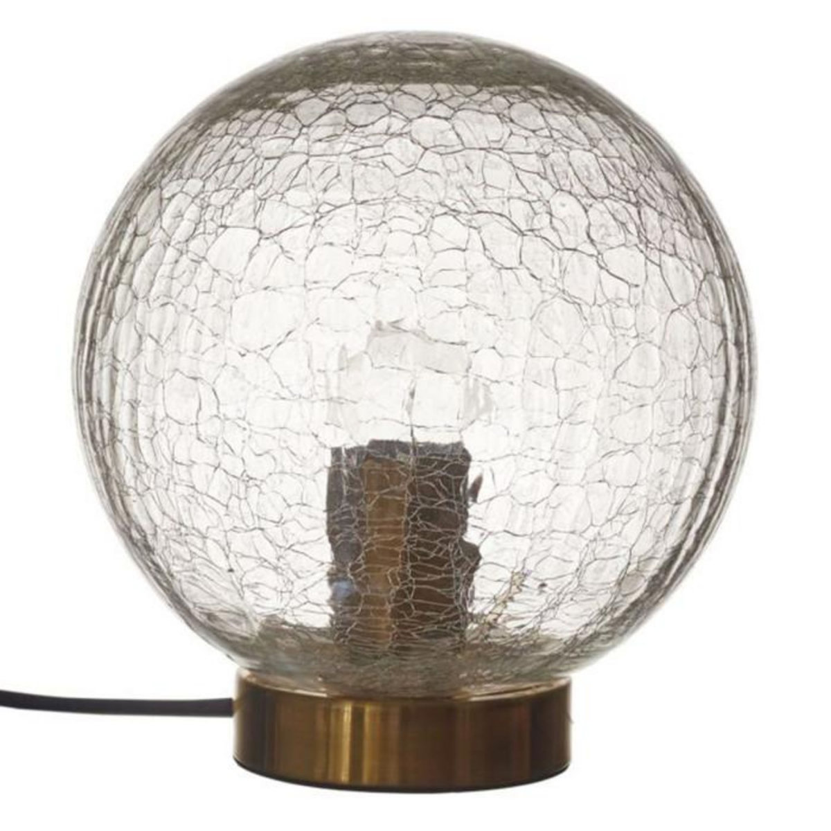Paris Prix Lampe à Poser Boule  Lounge  22cm Transparent