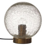 Paris Prix Lampe à Poser Boule  Lounge  22cm Transparent