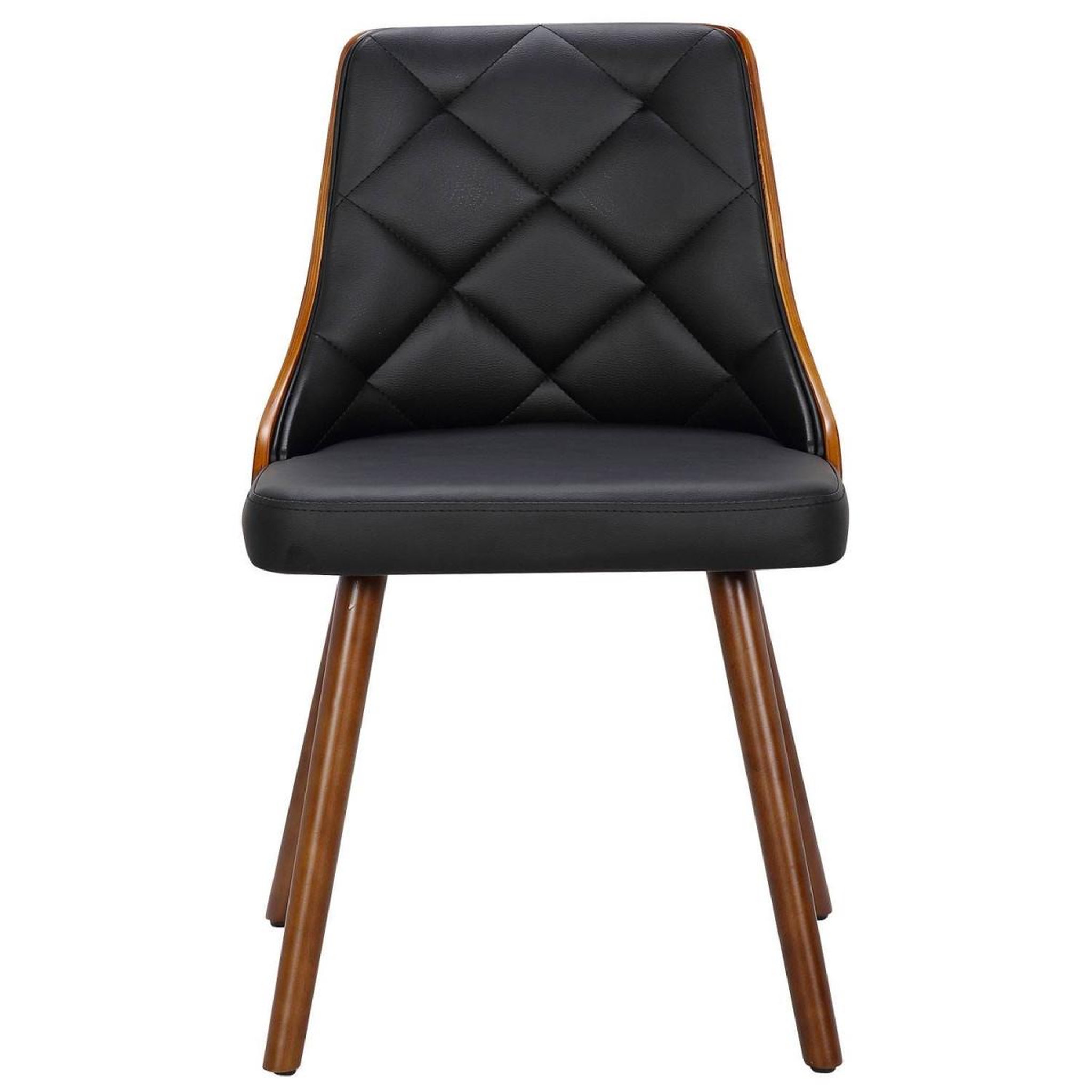Voir la diapositive 2 : Paris Prix Lot de 4 chaises scandinave  cargo  79cm noisette & noir