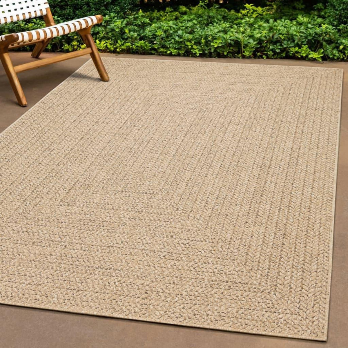 VIDAXL Tapis ZIZUR 100x200 cm aspect de jute interieur et exterieur