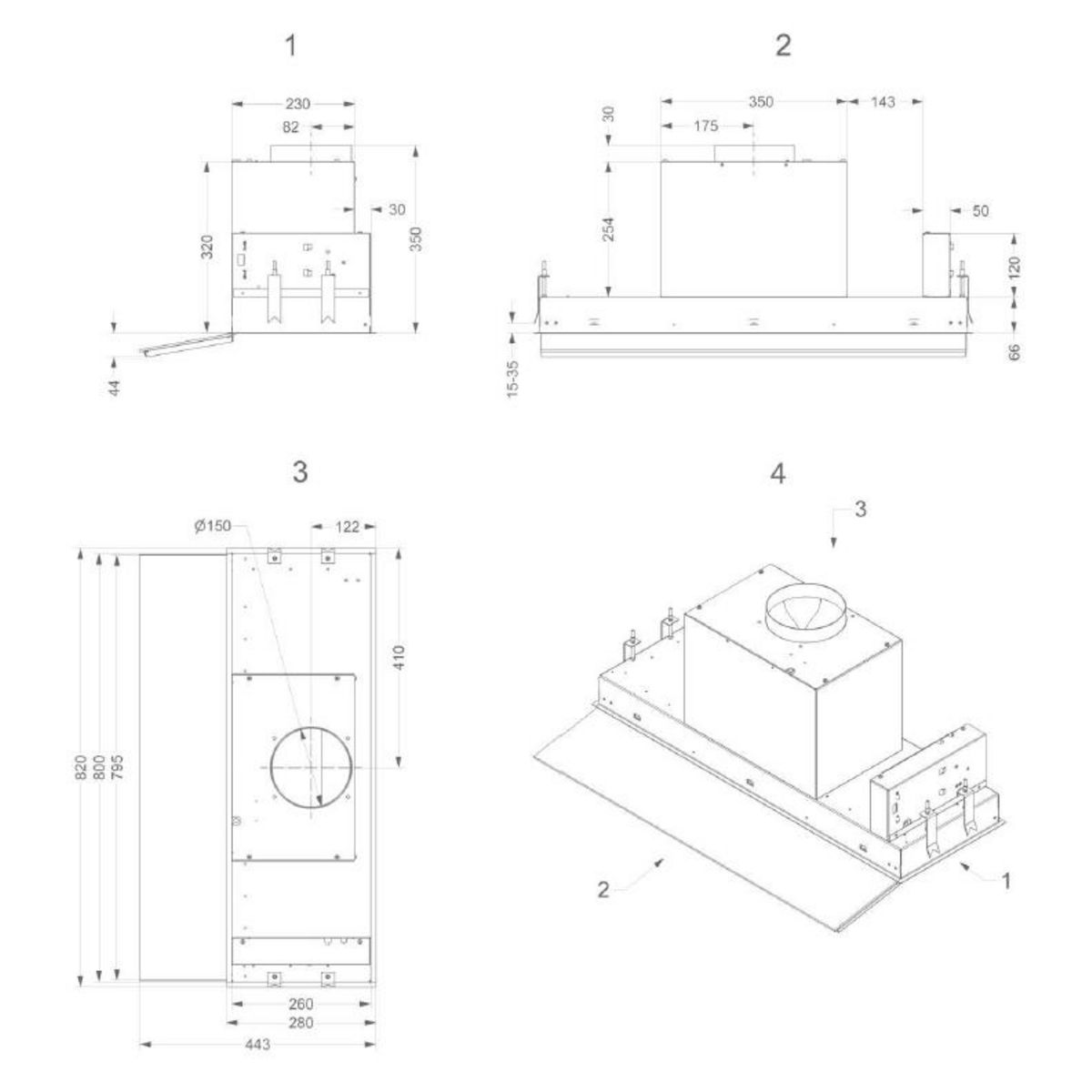 Novy Groupe filtrant 90cm 606m3/h blanc - 686