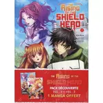 the rising of the shield hero : pack decouverte en 2 volumes : tomes 1 et 2, yusagi aneko