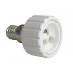 CENTRALE BRICO Transformateur de douille E14 en GU10 GU10, plastique, blanc 100 W