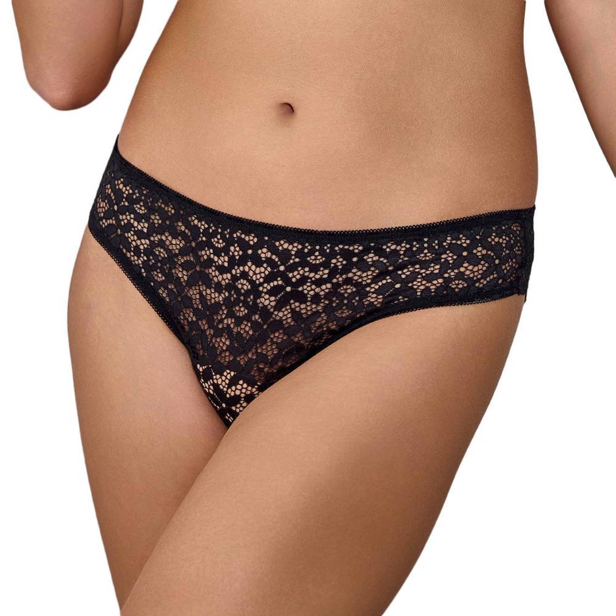 Voir la diapositive 1 : LES PETITES BOMBES Tanga Noir Femme Les Petites Bombes MONA