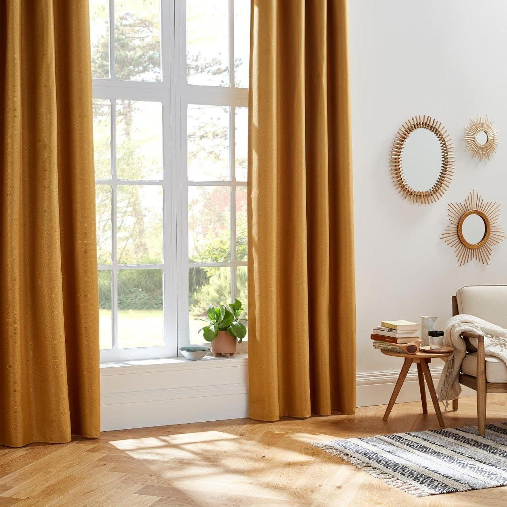 ATMOSPHERA Rideau occultant  elena  140x260cm ocre