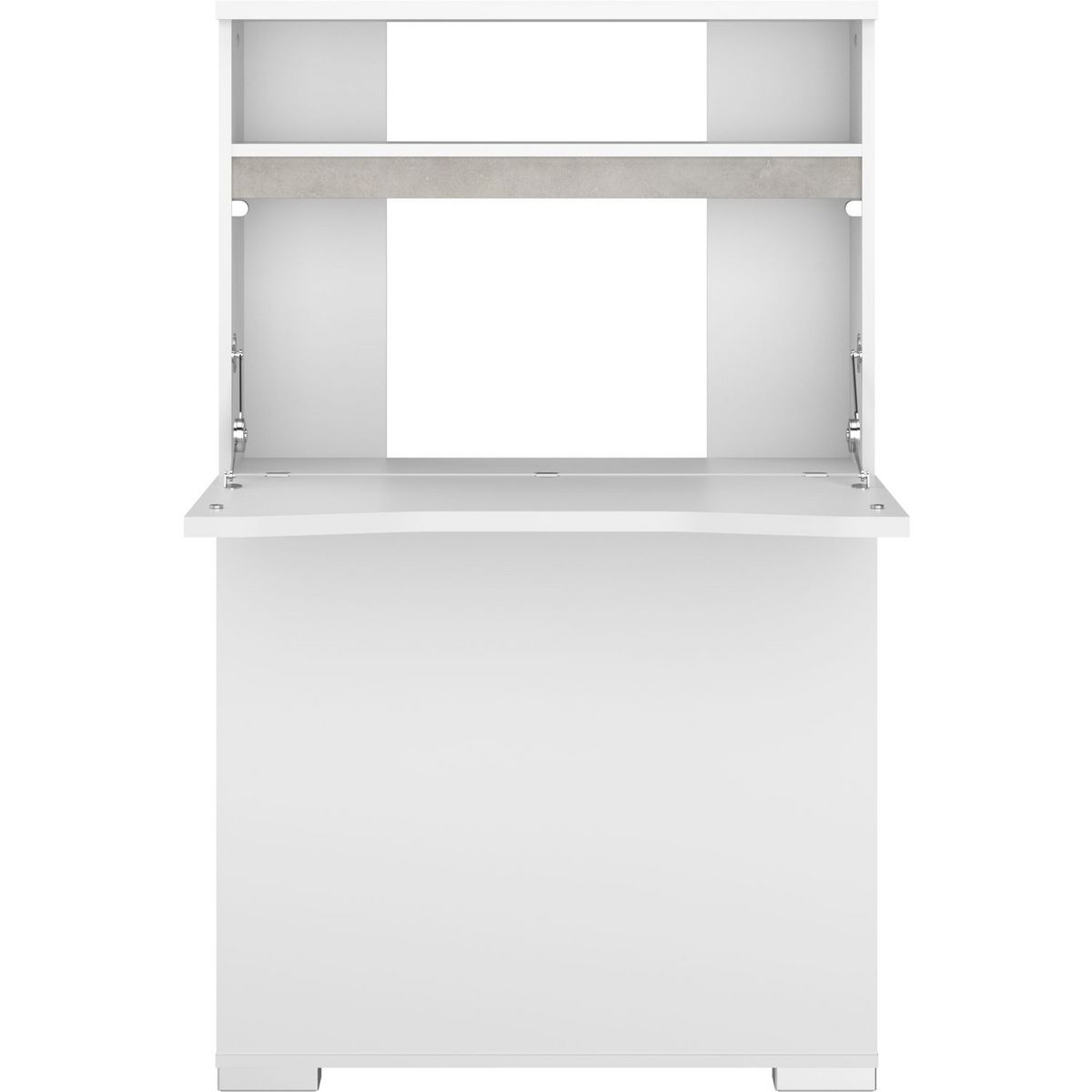 Bureau gain de place avec abattant et rangements DAKOTA