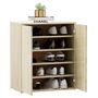 Voir la diapositive 4 : VIDAXL Armoire a chaussures Chene sonoma 60x35x70 cm Bois d'ingenierie