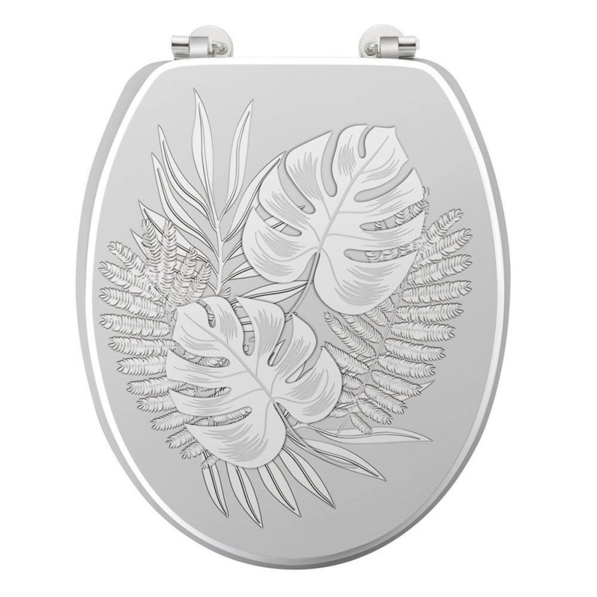 Douceur d'Intérieur Abattant WC MDF charnières métal Amber