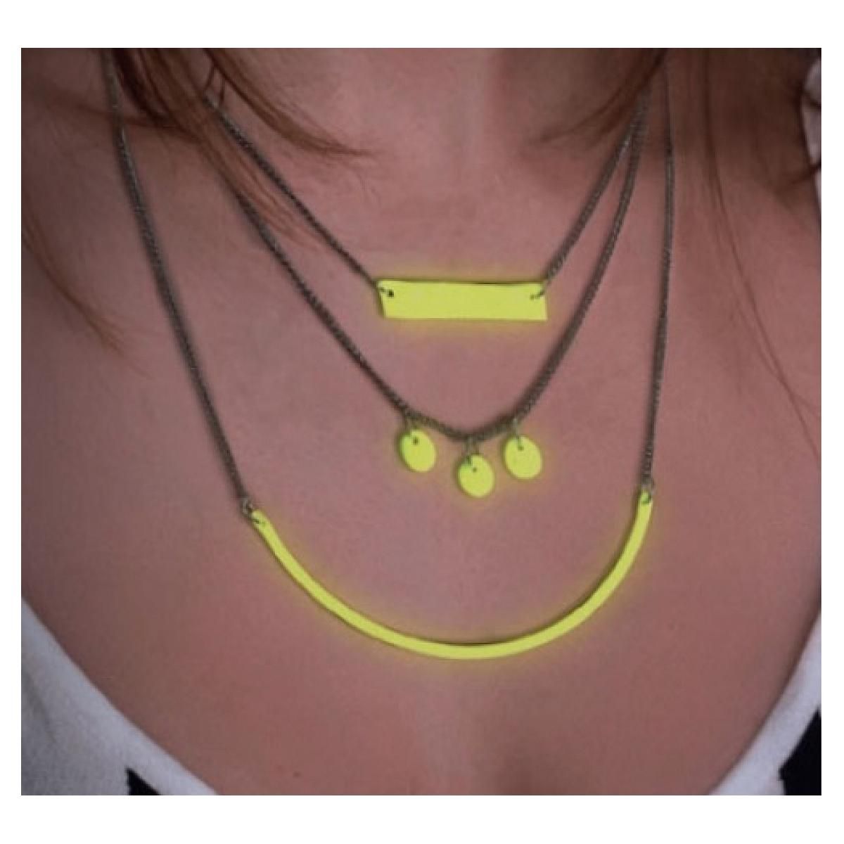 Fimo Kit  neon collier multi rangs