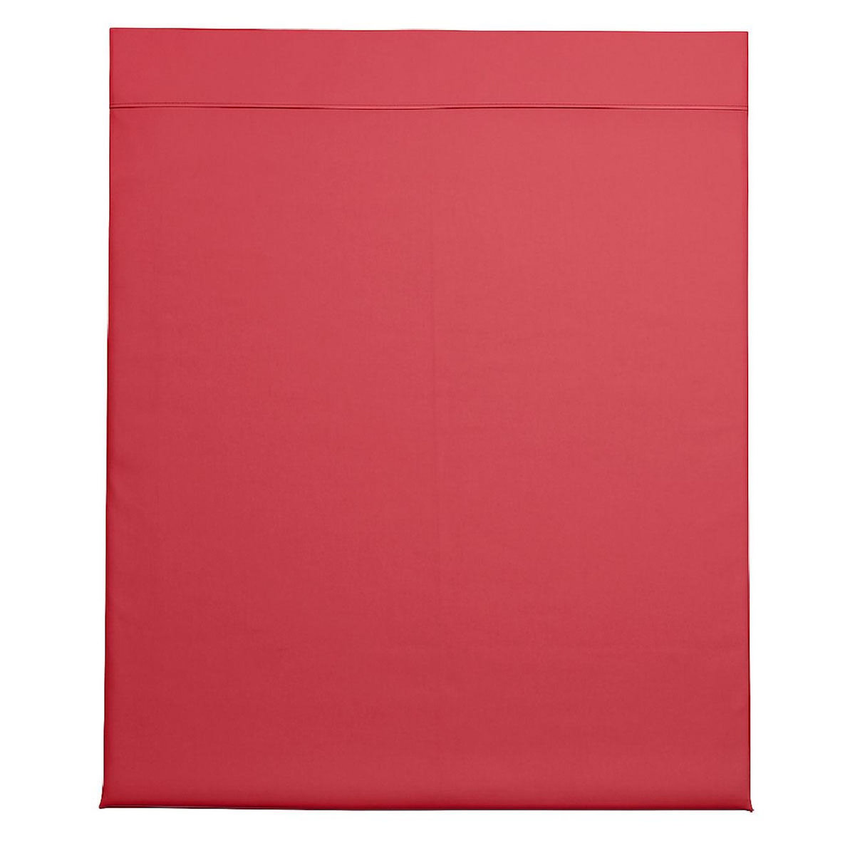 DODO Drap plat Harmonie Satin de coton coloris Pastèque