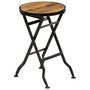Voir la diapositive 3 : VIDAXL Bureau avec tabouret pliant Bois de manguier massif 115x50x76cm