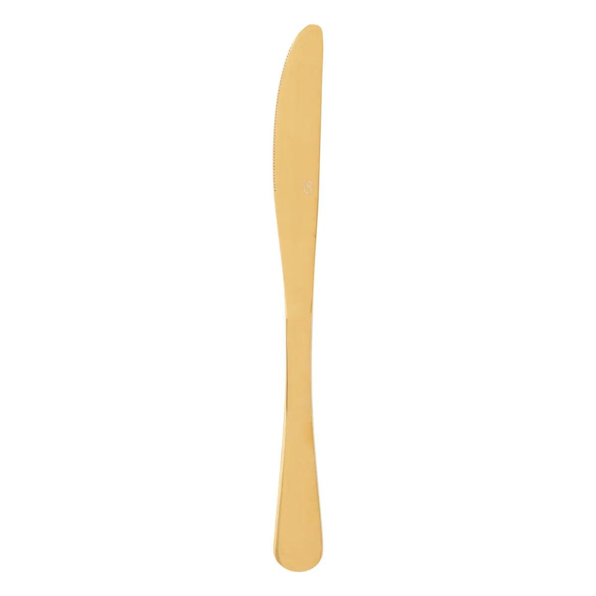 Voir la diapositive 2 : SECRET DE GOURMET Lot de 2 Couteaux en Inox  Gold  22cm Or