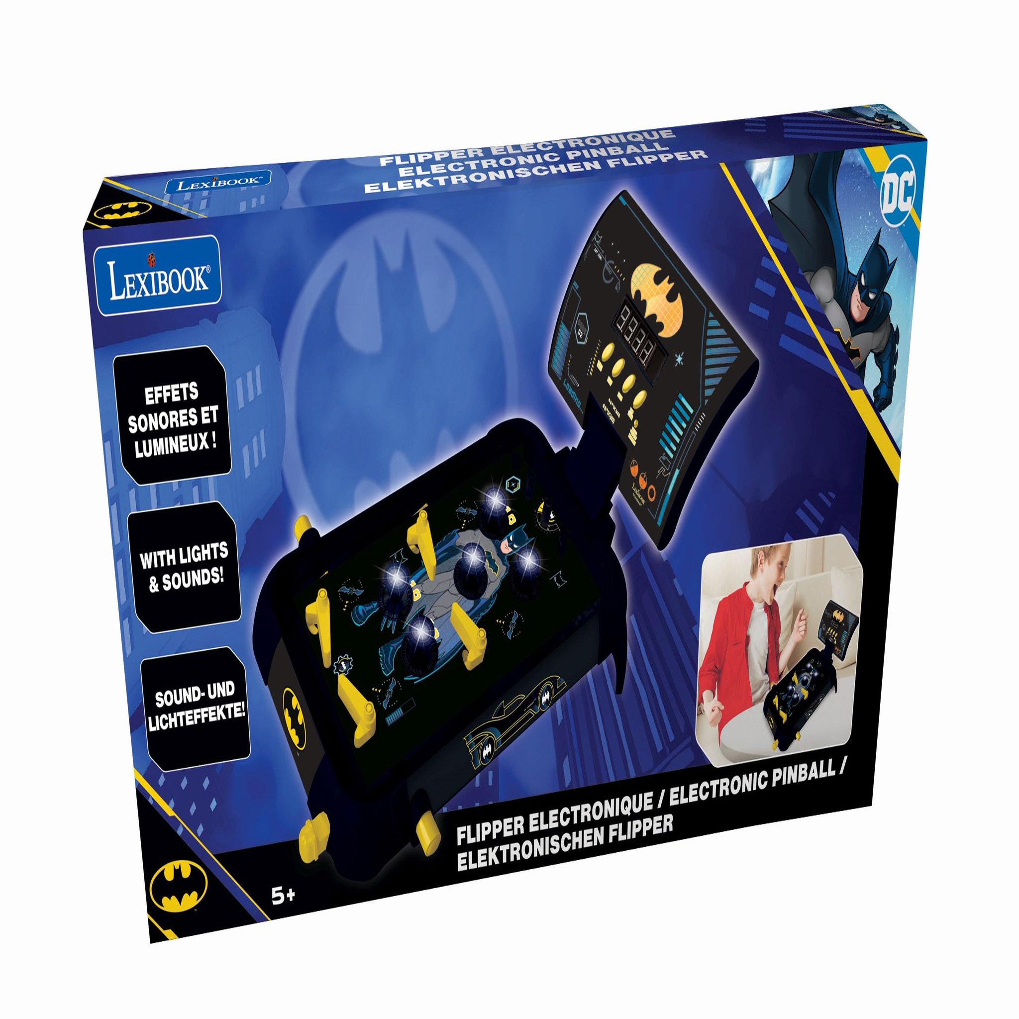 Voir la diapositive 5 : Lexibook Flipper électronique de table Batman