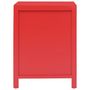 Voir la diapositive 3 : VIDAXL Table de chevet Rouge 38 x 28 x 52 cm Bois de Paulownia