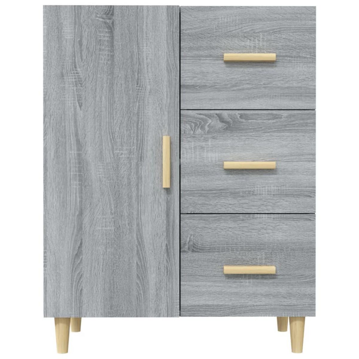 VIDAXL Buffet sonoma gris 69,5x34x90 cm bois d'ingenierie