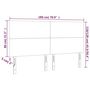 Voir la diapositive 6 : VIDAXL Tetes de lit 4 pcs Noir 100x5x78/88 cm Similicuir
