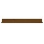 Voir la diapositive 3 : VIDAXL Etageres murales 2pcs Marron miel 110x11x9cm Bois de pin massif