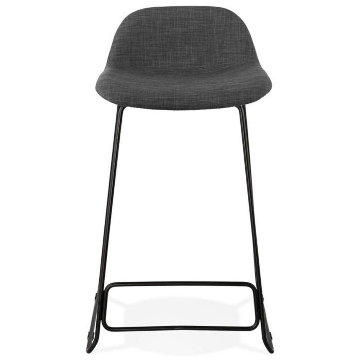 Paris Prix Tabouret de Bar Design  Sochi  85cm Gris Foncé & Noir