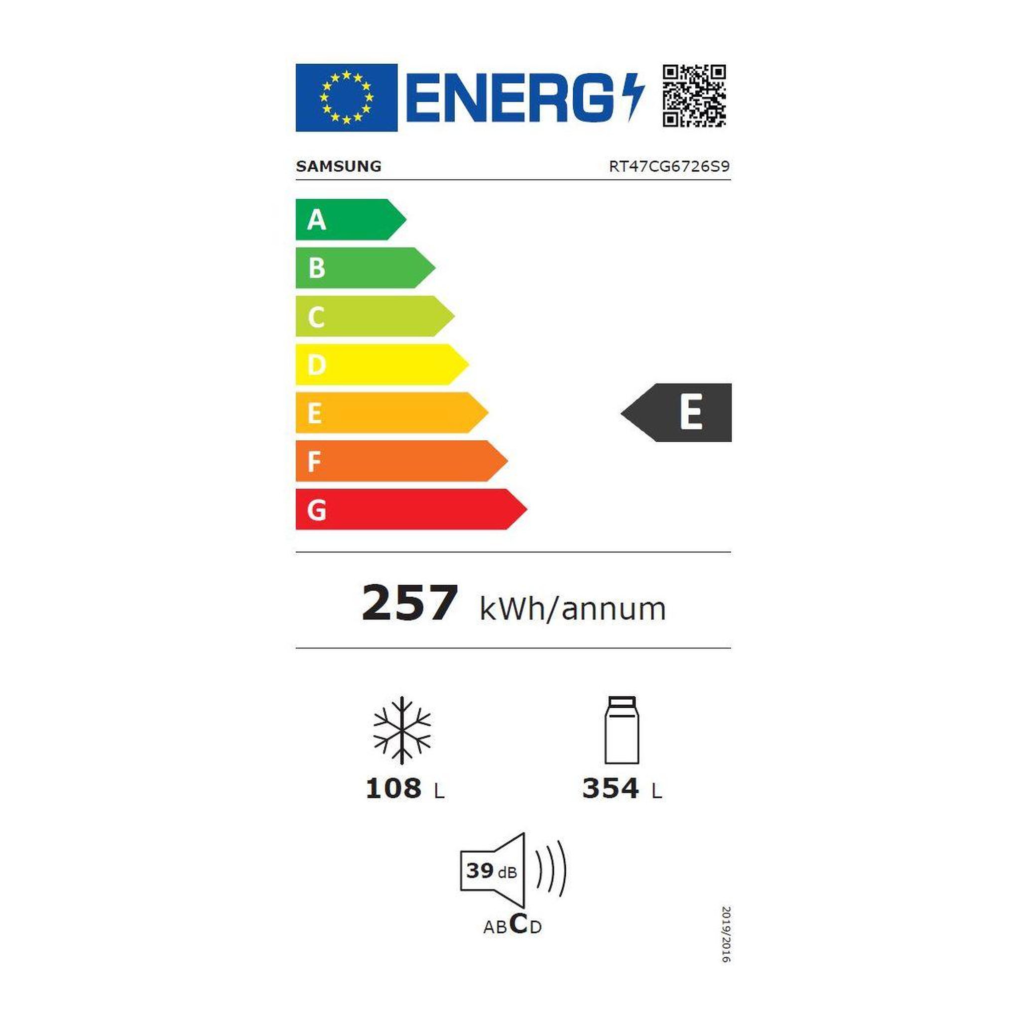 Voir la diapositive 6 : Samsung Réfrigérateur 2 portes rt47cg6726s9