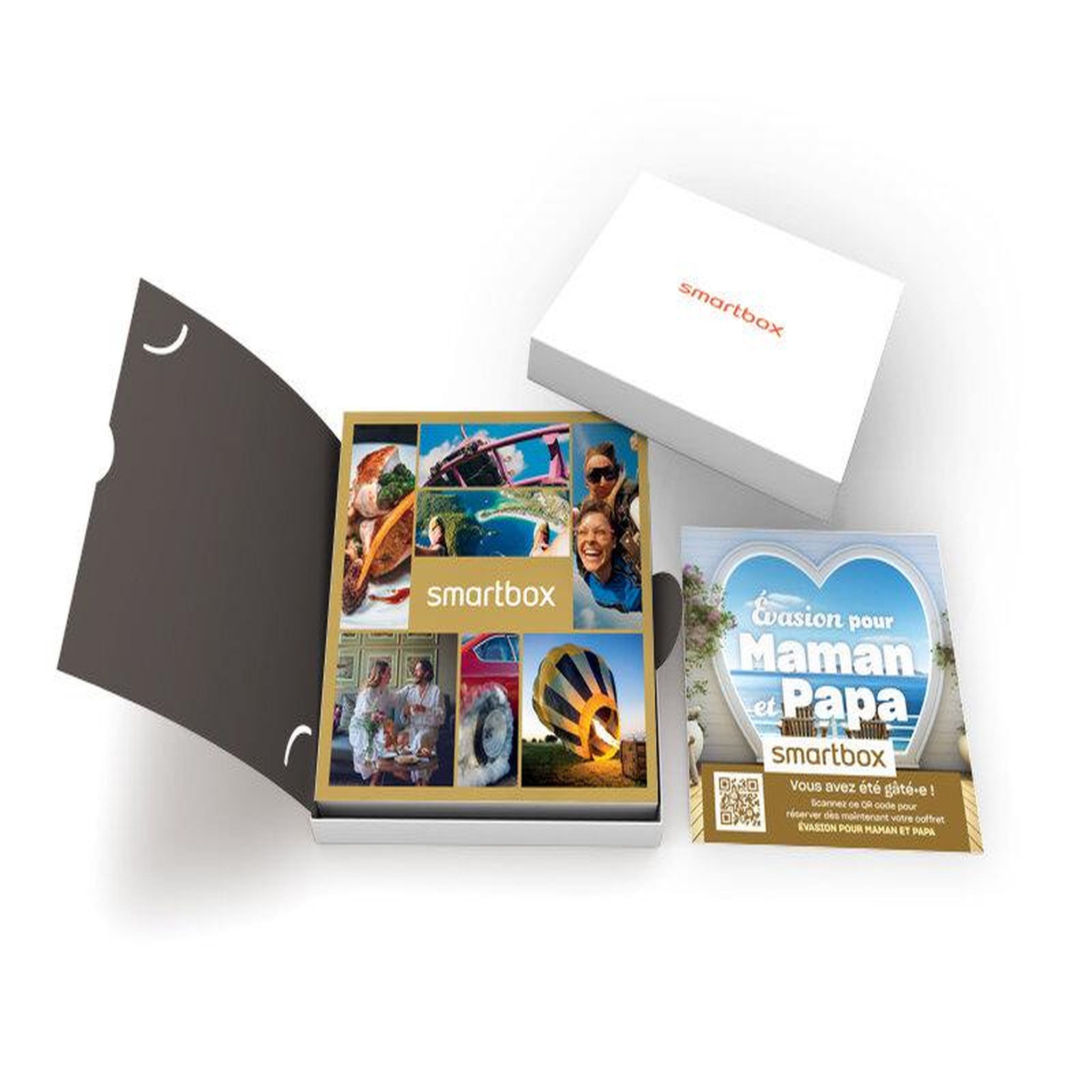 Voir la diapositive 2 : Smartbox Évasion pour maman et papa - Coffret Cadeau Multi-thèmes