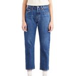 Levi's Jean Cropped  Foncé Femme Levi's 501   W28. Coloris disponibles : Bleu
