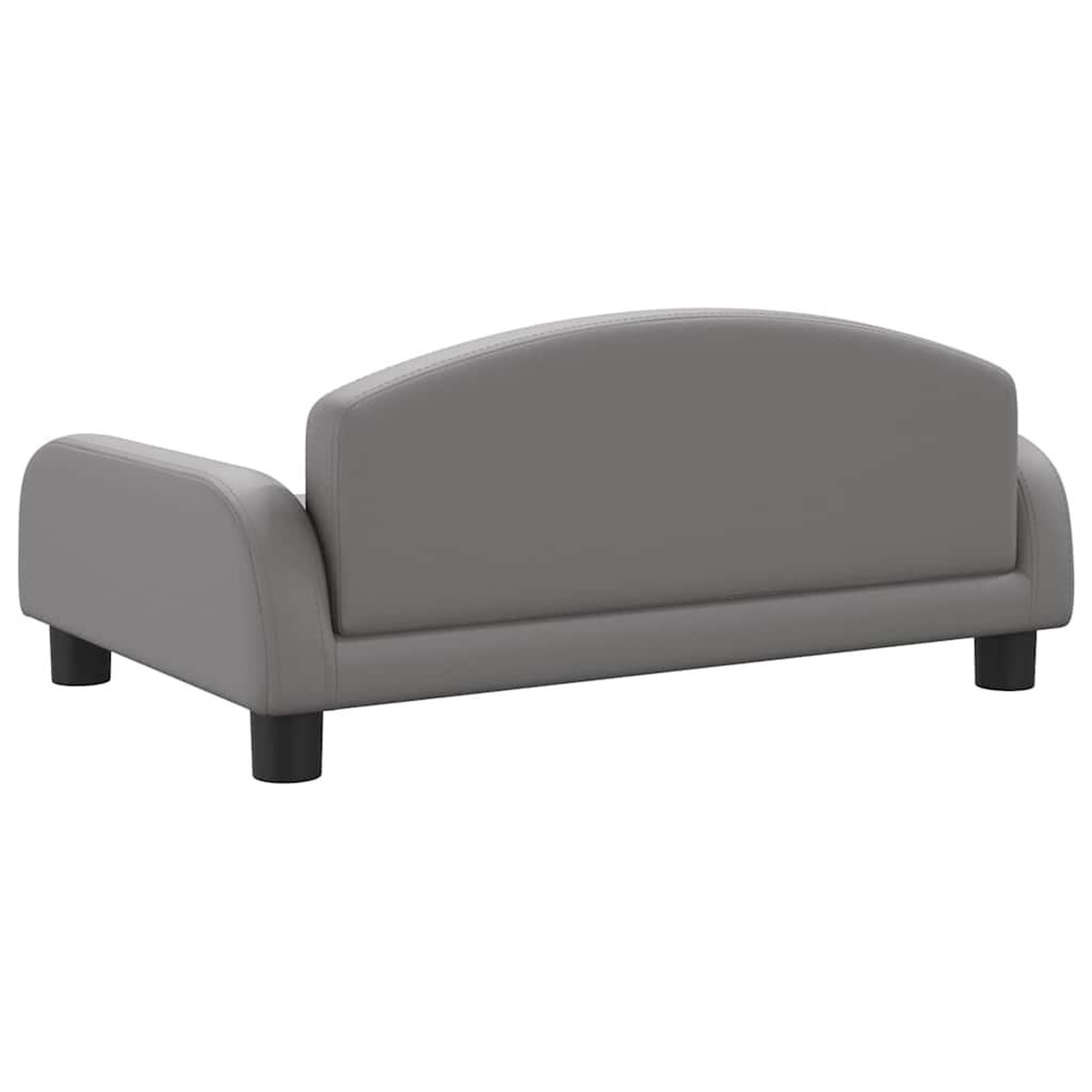 Voir la diapositive 5 : VIDAXL Lit pour chien gris 70x45x30 cm similicuir