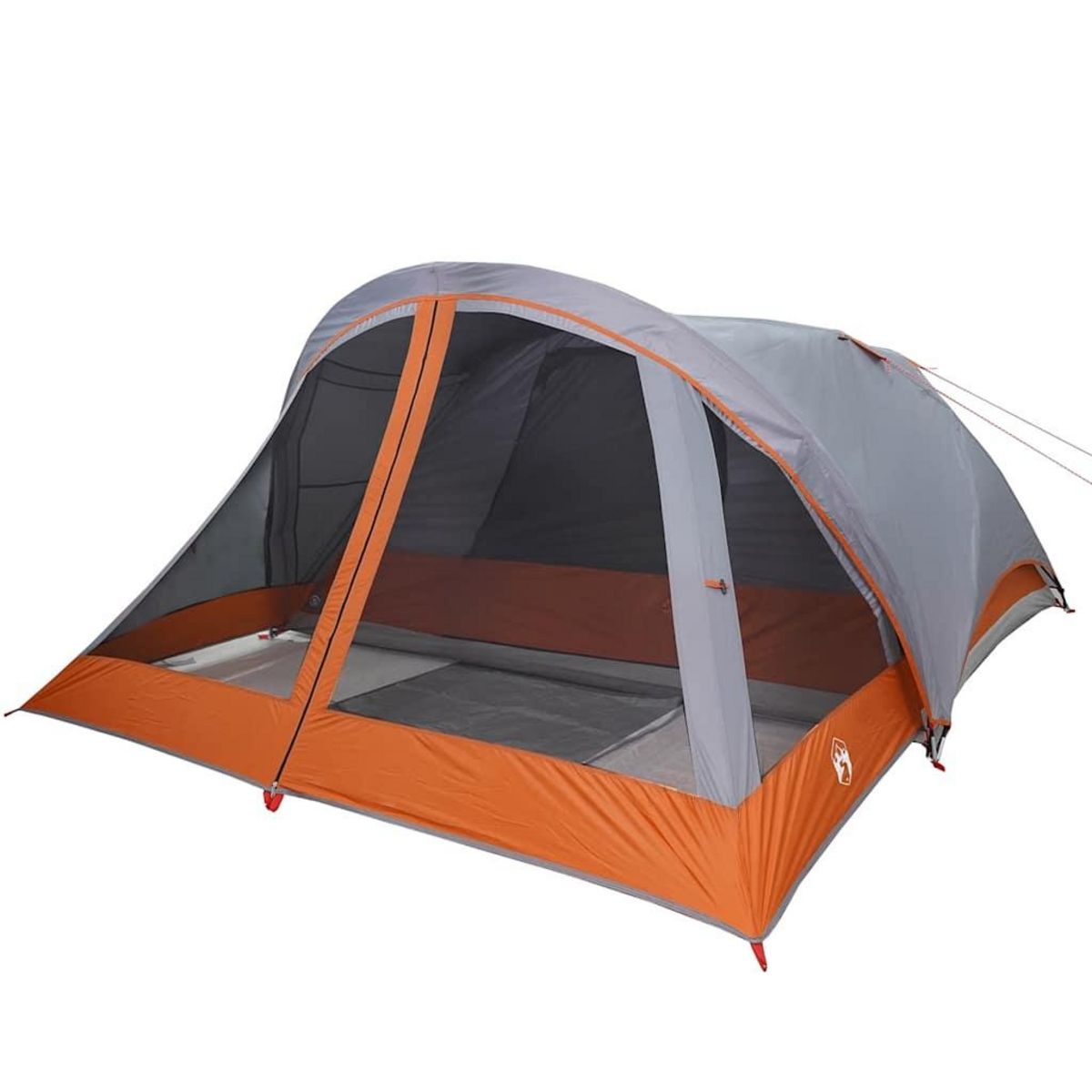 VIDAXL Tente de cabine familiale 6 personnes gris impermeable