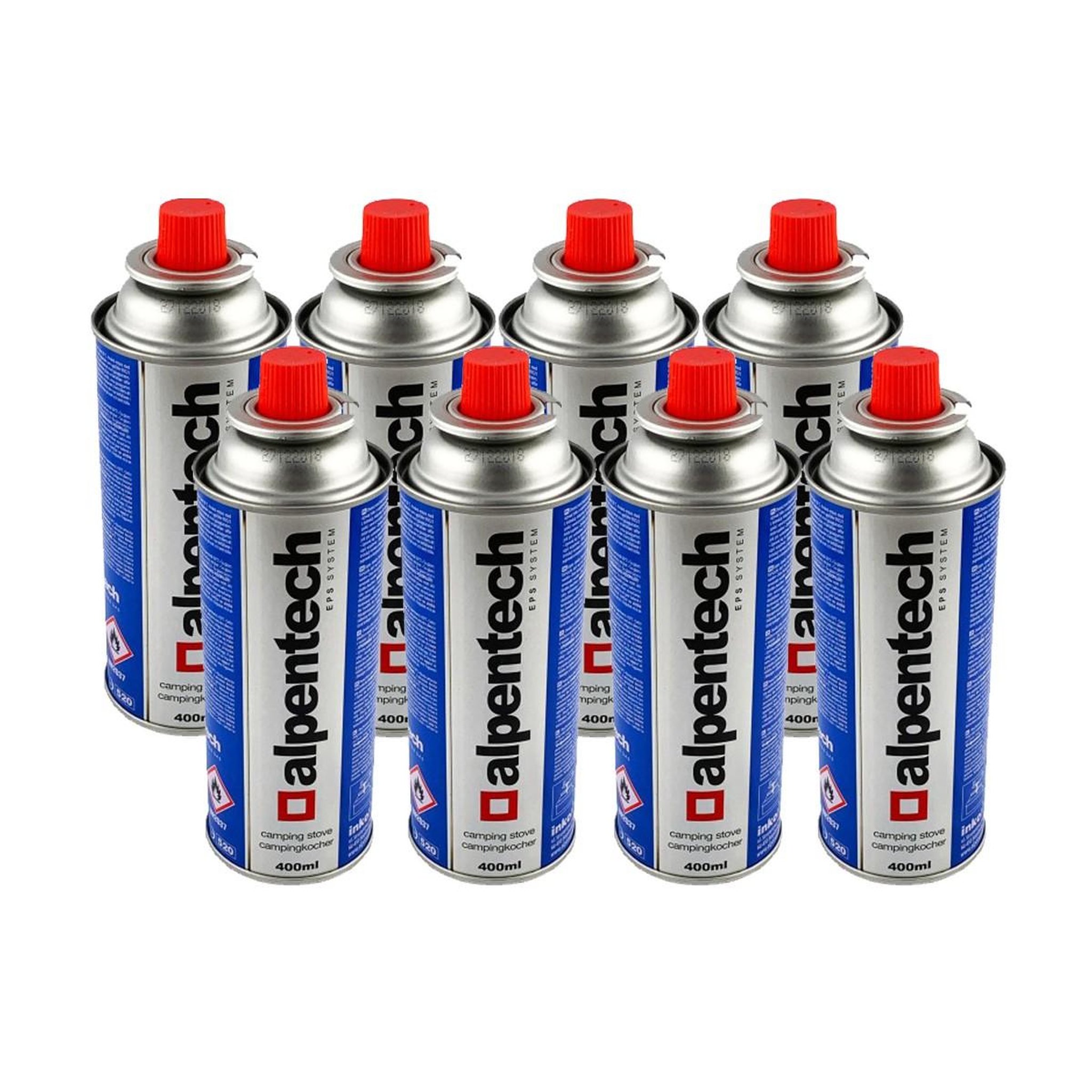 Voir la diapositive 1 : ALPENTECH Pack de 8 cartouches gaz alpentech 250g butane bouteille de gaz un2037 bonbonne pour réchauds et désherbeurs thermiques