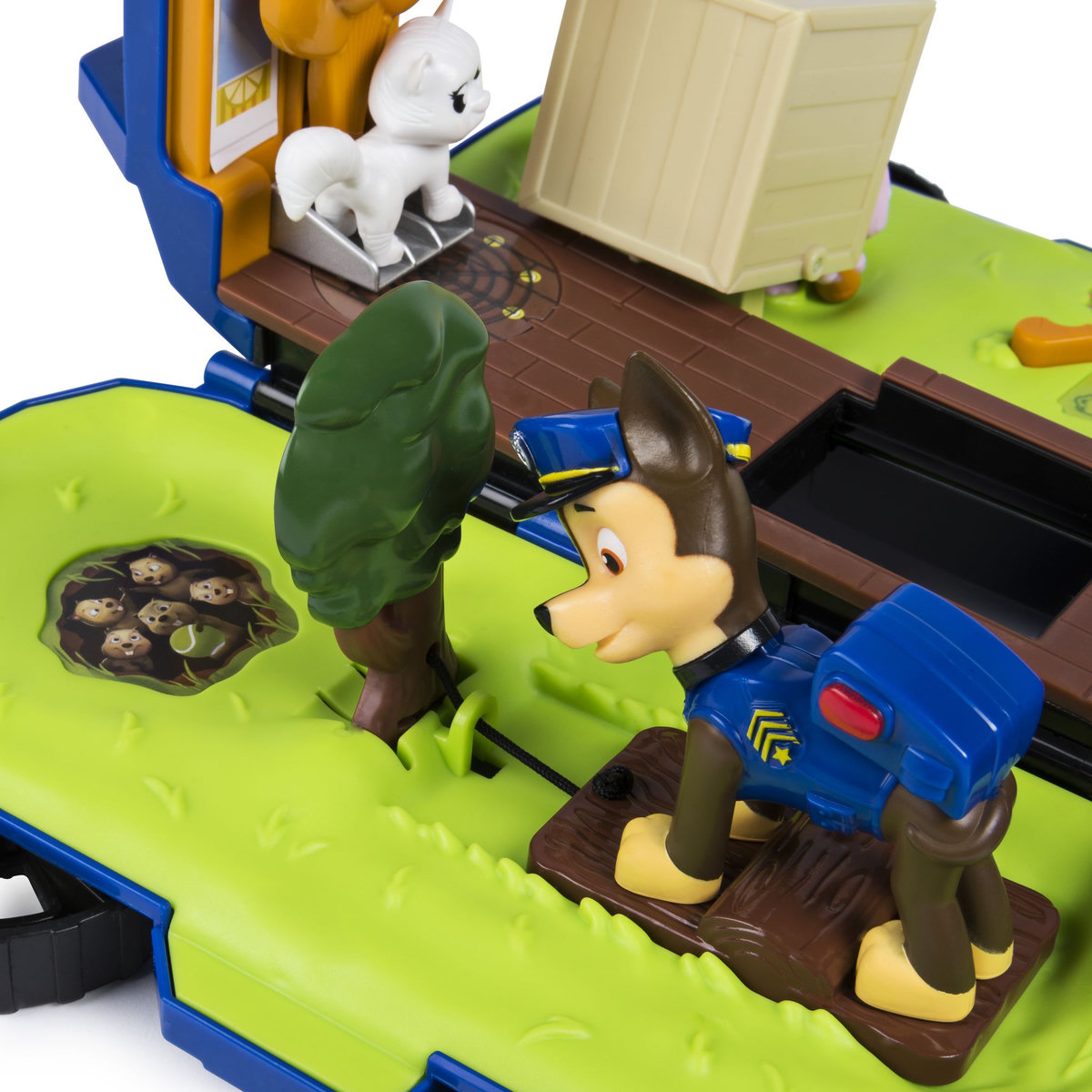 SPIN MASTER Véhicule transformable Ride'N Rescue + figurine Chase - Pat Patrouille