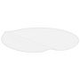 Voir la diapositive 4 : VIDAXL Protecteur de table transparent Ø 120 cm 1,6 mm PVC