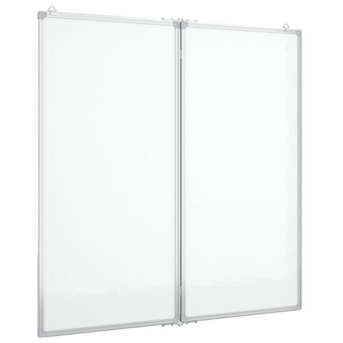 VIDAXL Tableau blanc magnétique pliable 80x80x1,7 cm aluminium