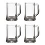 Voir la diapositive 1 : SECRET DE GOURMET Lot de 4 Verres à Bières  Anse  32cl Transparent