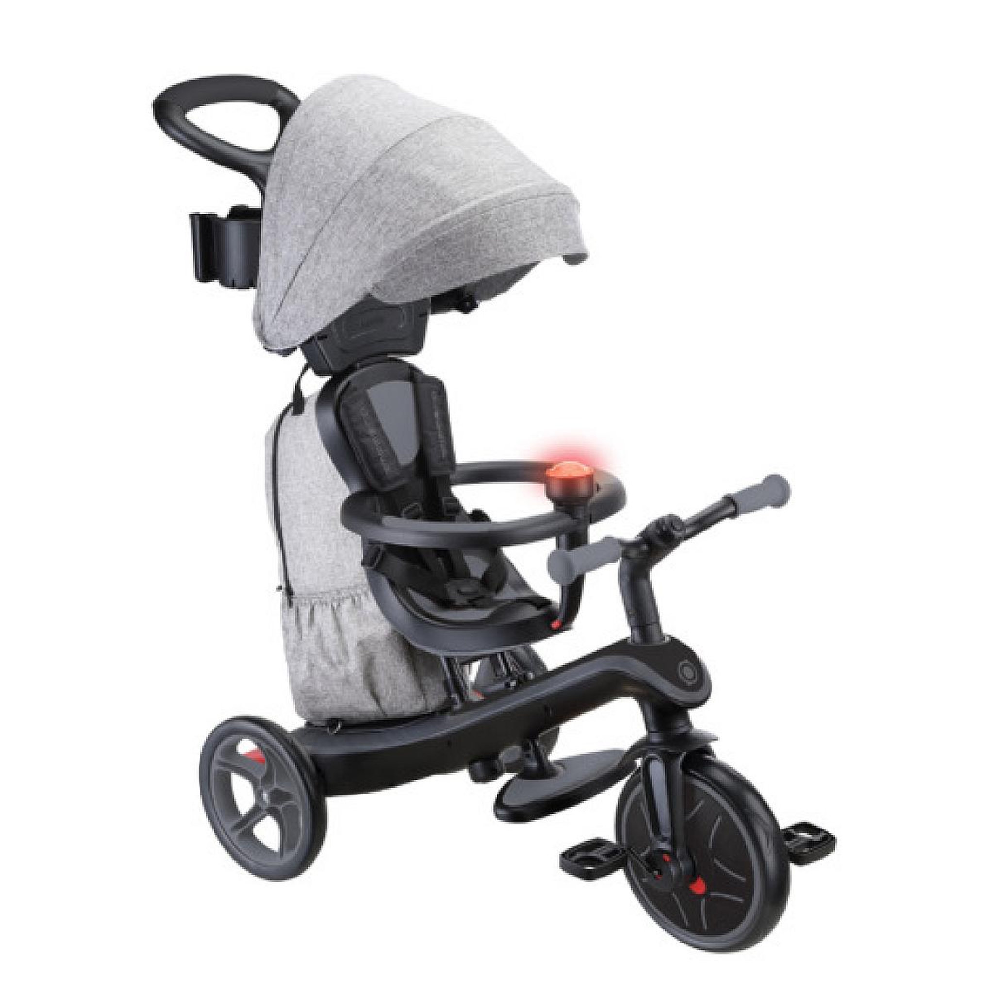 Globber Trike Explorer 4 En 1 Deluxe Play V2 noir-gris
