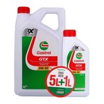 CASTROL Huile Moteur - CASTROL GTX - 5W-30 C4 - 5L+1L - 057036