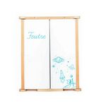 JeuJura Tableau triptyque en bois naturel