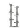 Voir la diapositive 4 : VIDAXL Bibliotheque Gris beton 48x25,5x140 cm Bois d'ingenierie
