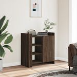 VIDAXL Buffet chene marron 73,5x35x75 cm bois d'ingenierie