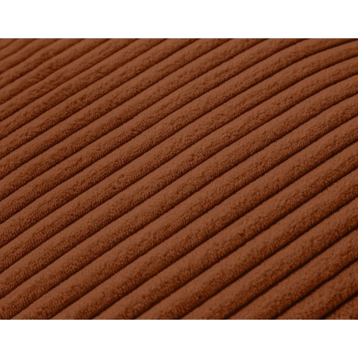 LISA DESIGN Garance - module d'assise 3 places avec accoudoir droit - en velours côtelé