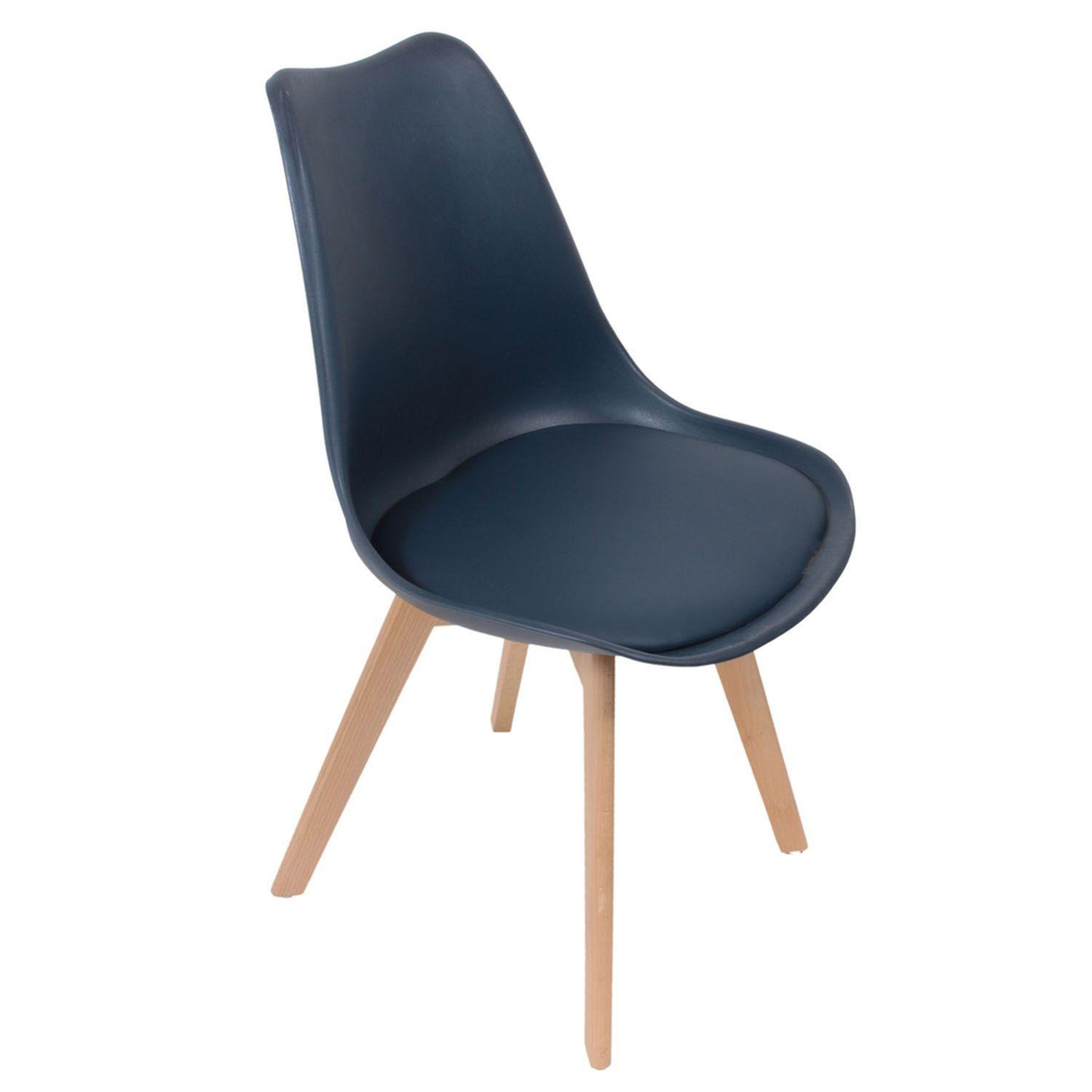 Voir la diapositive 1 : The Home Deco Factory Chaise scandinave avec coussin
