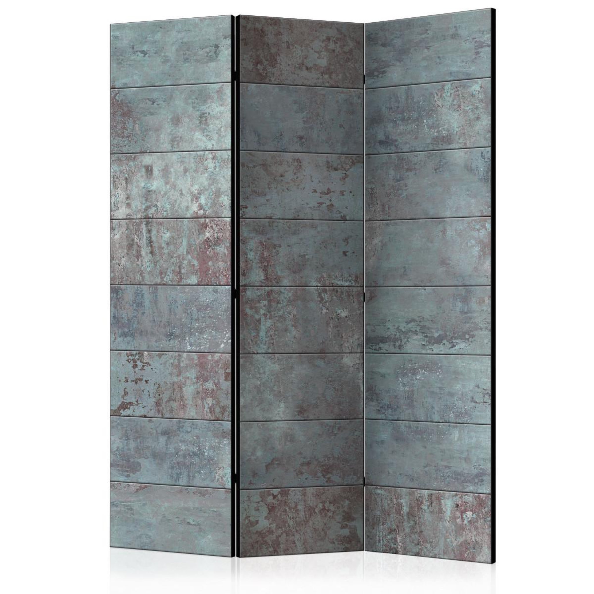 Paris Prix Paravent 3 volets  turquoise concrete  135x172cm