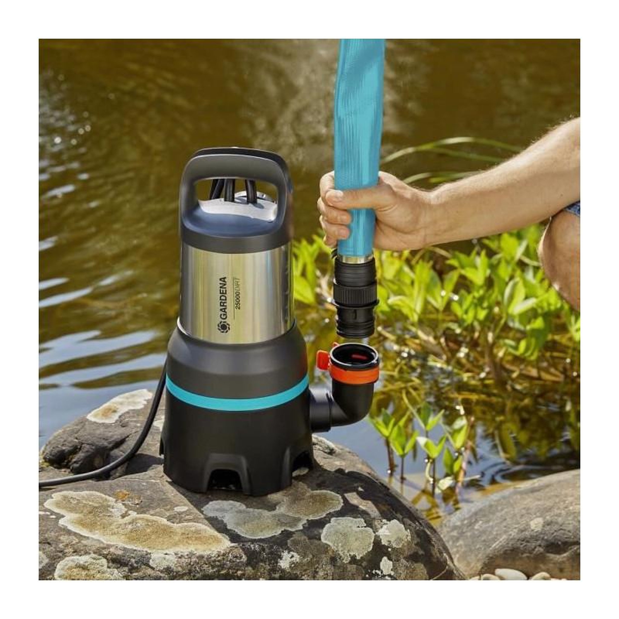 Gardena GARDENA Pompe devacuation eaux chargees 25000
