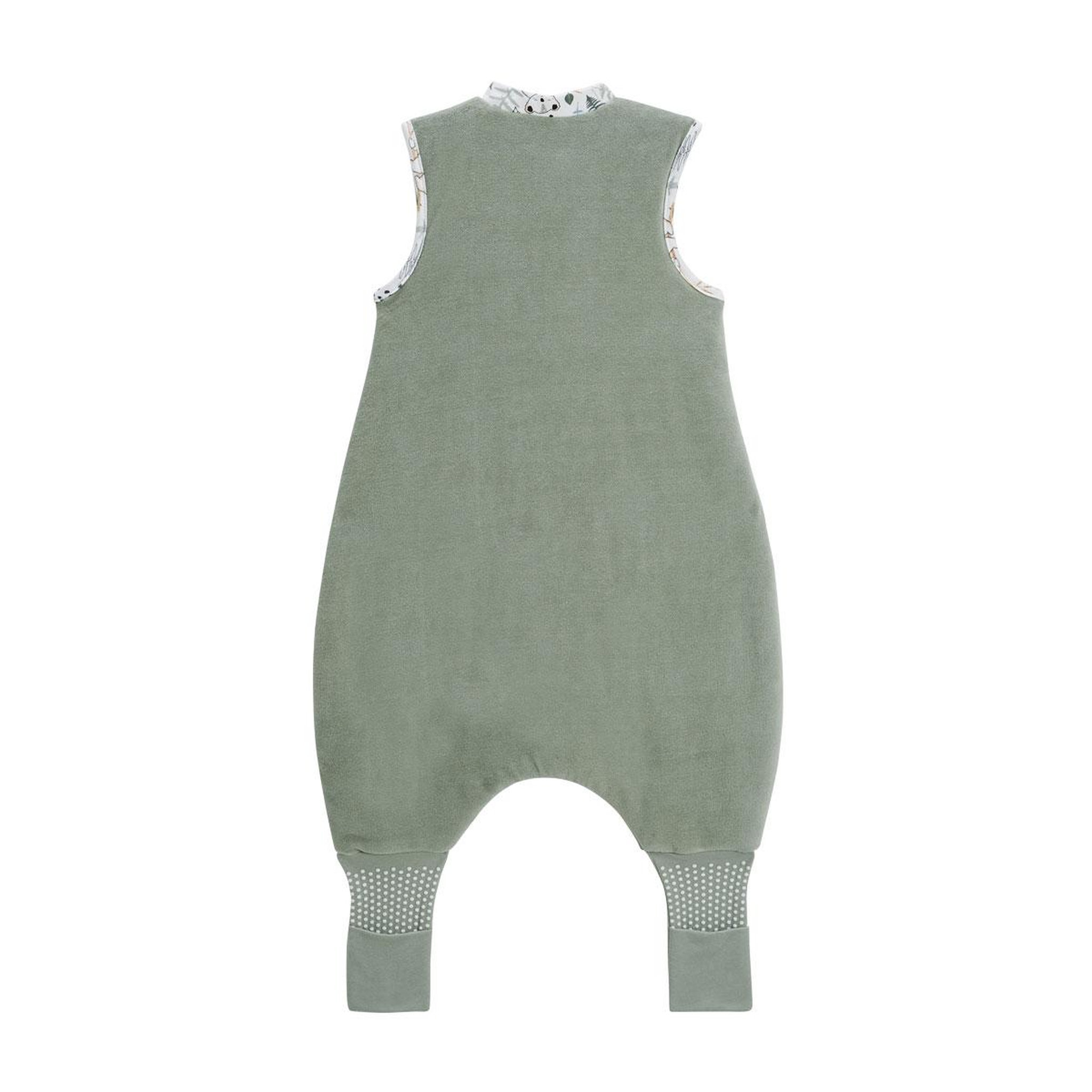 Voir la diapositive 2 : Petit Béguin Turbulette tog 2 en velours avec pieds retroussables noah