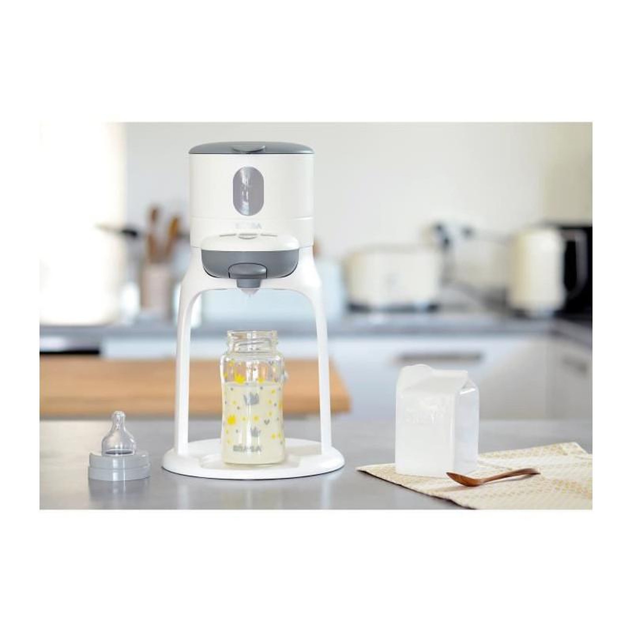 Voir la diapositive 6 : BEABA Préparateur biberon bib expresso new white/grey