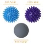 Voir la diapositive 3 : VIVEZEN Lot de 3 balles de massage pour toutes parties du corps