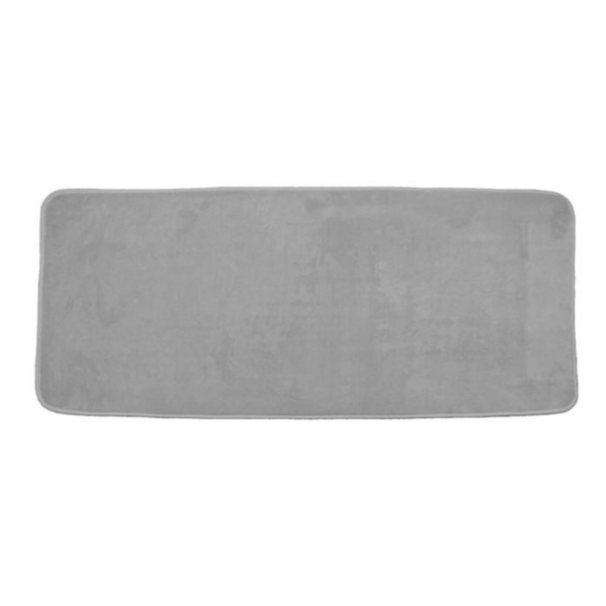 Paris Prix Tapis de Bain Microfibre  Vitamine  50x120cm Gris Clair