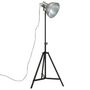 Voir la diapositive 2 : VIDAXL Lampadaire 25 W argent vintage 61x61x90/150 cm E27