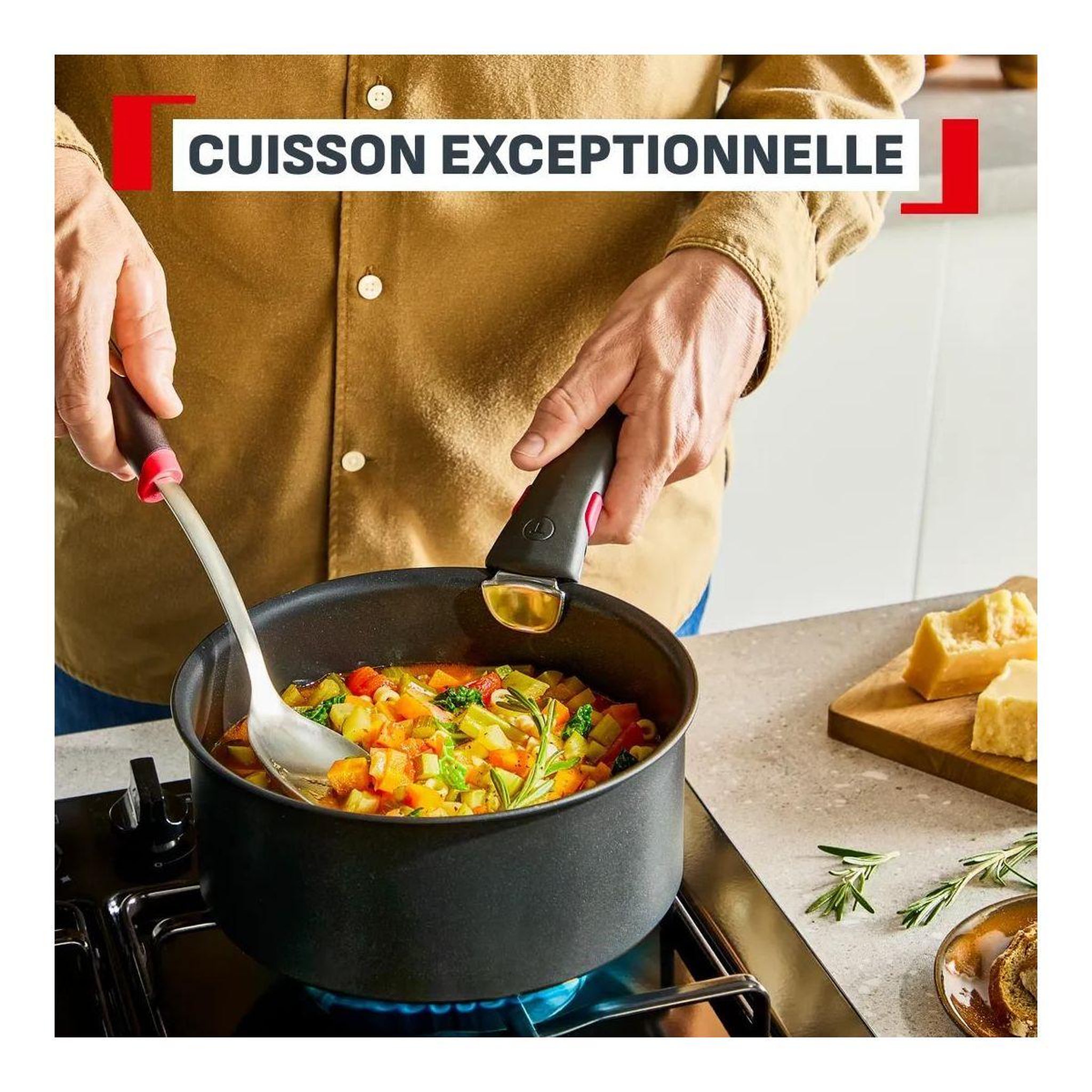 Voir la diapositive 5 : TEFAL Casserole ingenio excellence 18cm