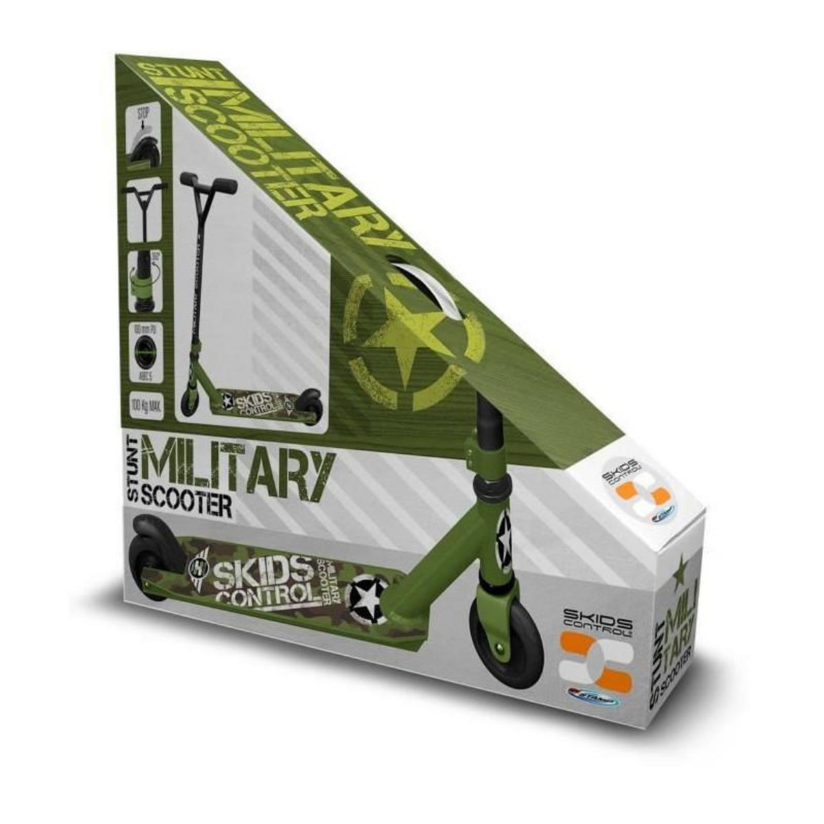 STAMP STAMP Trottinette Freestyle Military SKIDS CONTROL