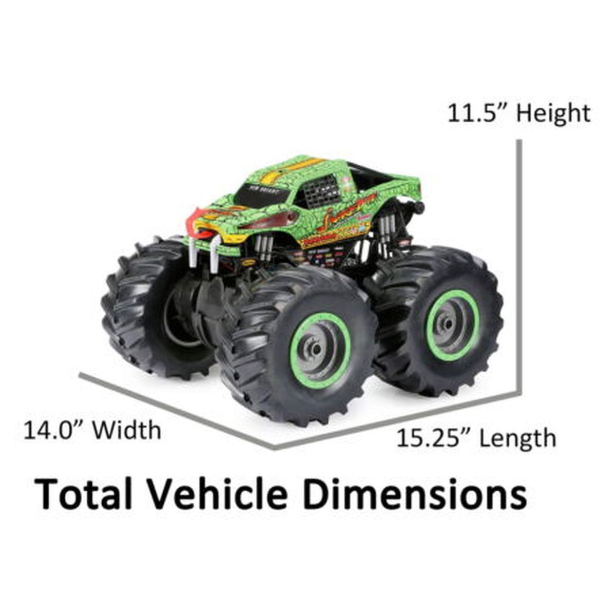 NEW BRIGHT Véhicule RC 1:10 Pleine fonction 4X4 Monster Truck Snake Bit 