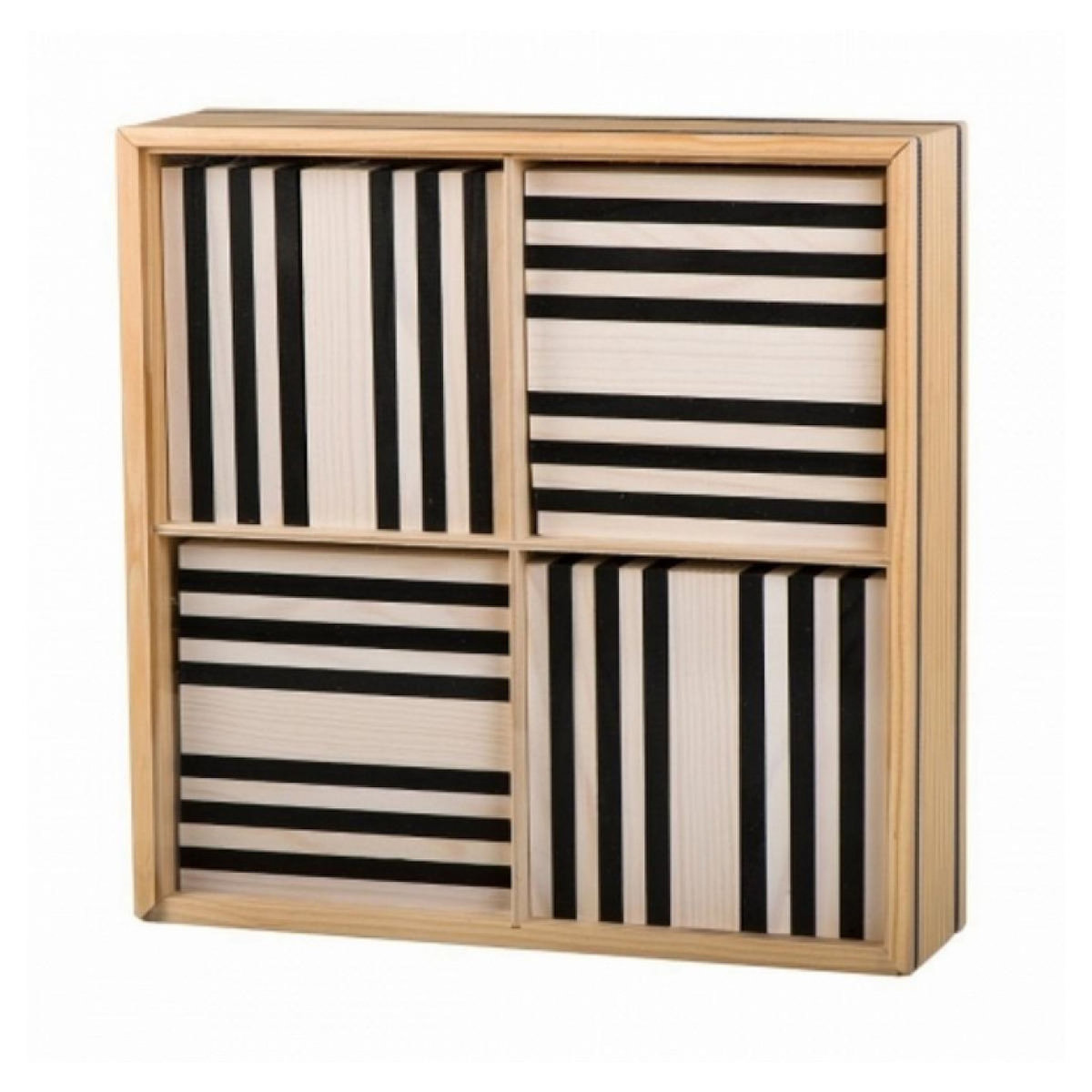 Kapla La planchette magique  Boite 100 pieces Noir et Blanc